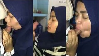 Abg Hijab Doyan Sepong Dosen